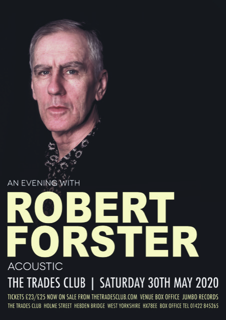Robert Forster: live shows 2020